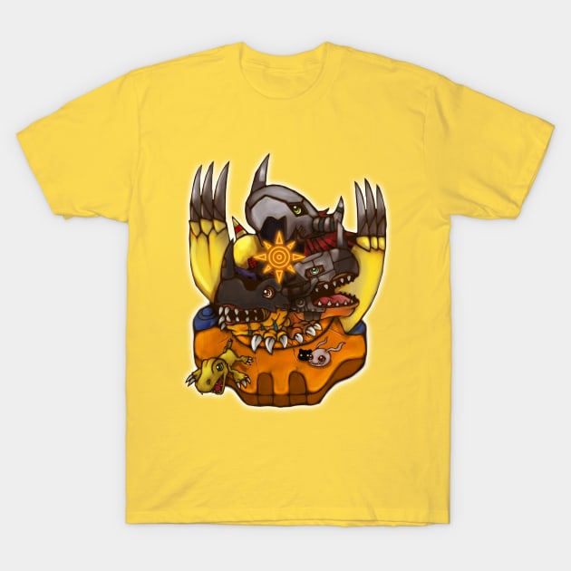digimon get out from digivice! T-Shirt by DeeMON